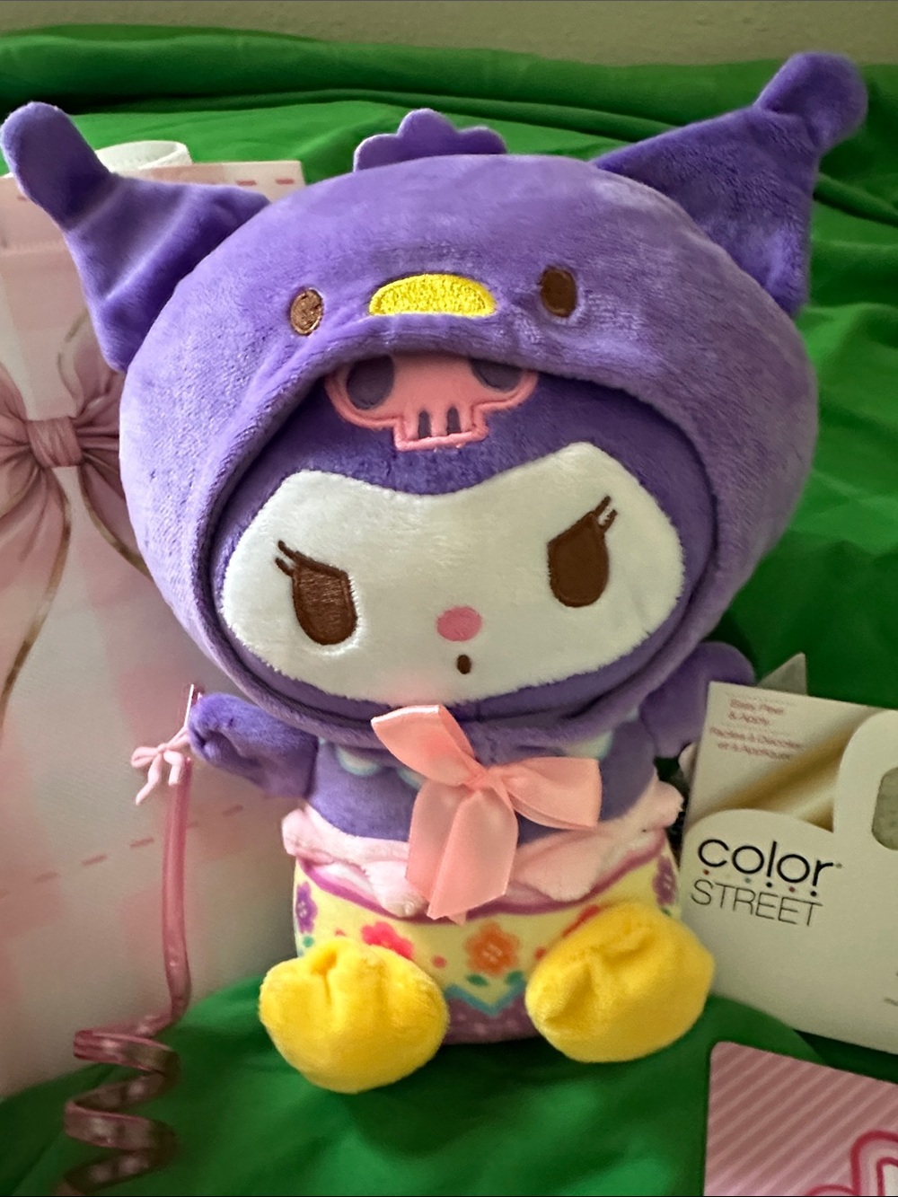 Sanrio Kuromi Purple Plush bundle lot nwt Ipsy bag never used - Picture 10 of 10